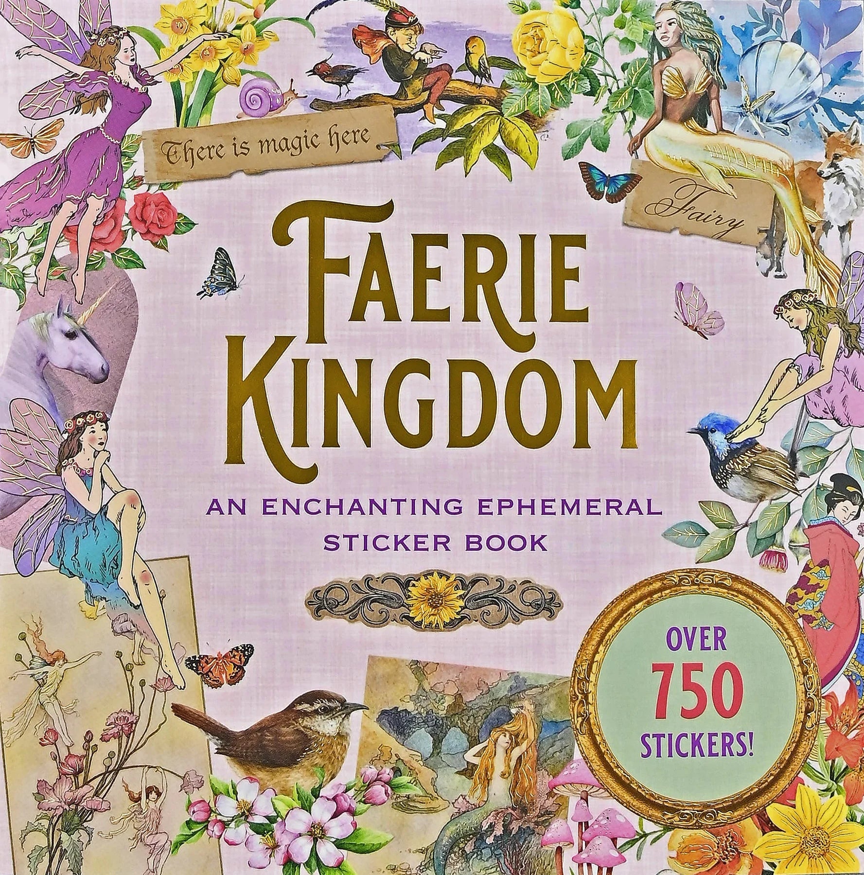 Faerie Kingdom - An enchanting ephemeral sticker book - Peter Pauper Press - Tidformera