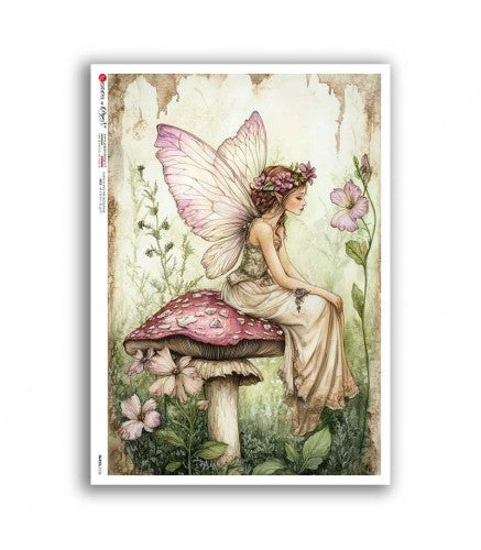 Rice Paper Decoupage - A5 - Fairies 0126
