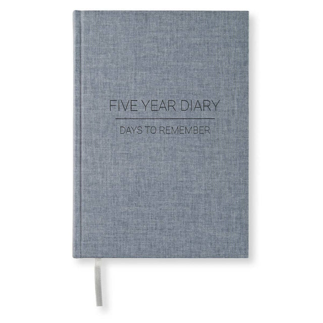 Five Year Diary - Denim från Paperstyle - Blå dagbok - Tidformera