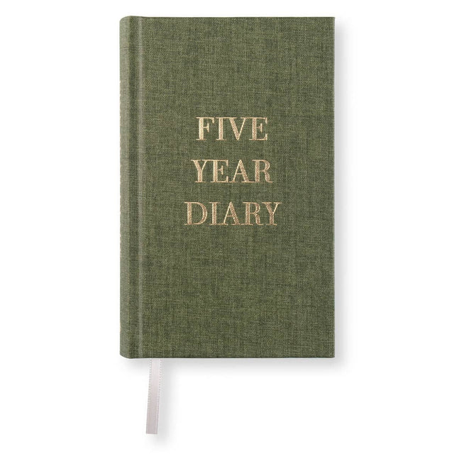 Five Year Diary - Pocket - Khaki Green från Paperstyle - Grön dagbok - Tidformera