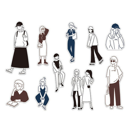 Flake stickers Amie - Simple girl - 2 - Mind Wave - Tidformera