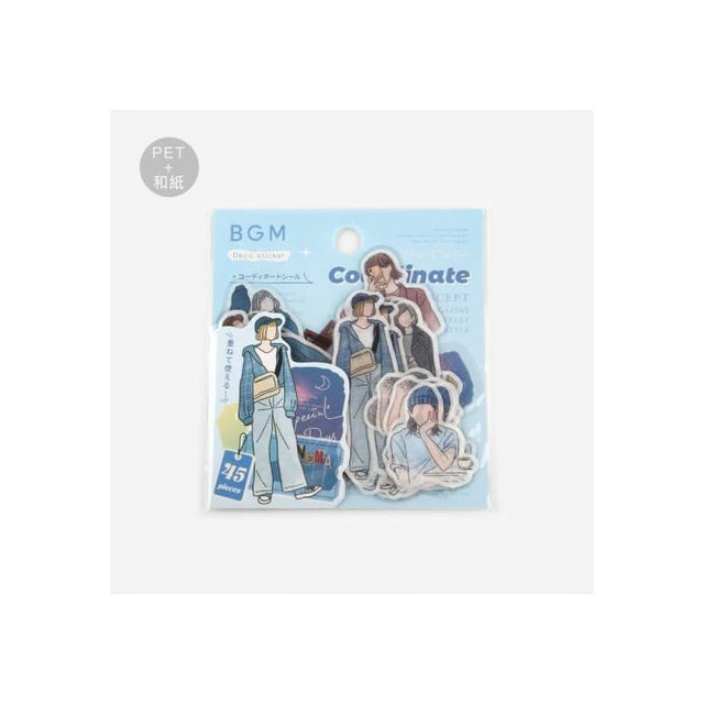 Flake stickers Coordinate Concept - Boyish - 1 - BGM - Tidformera