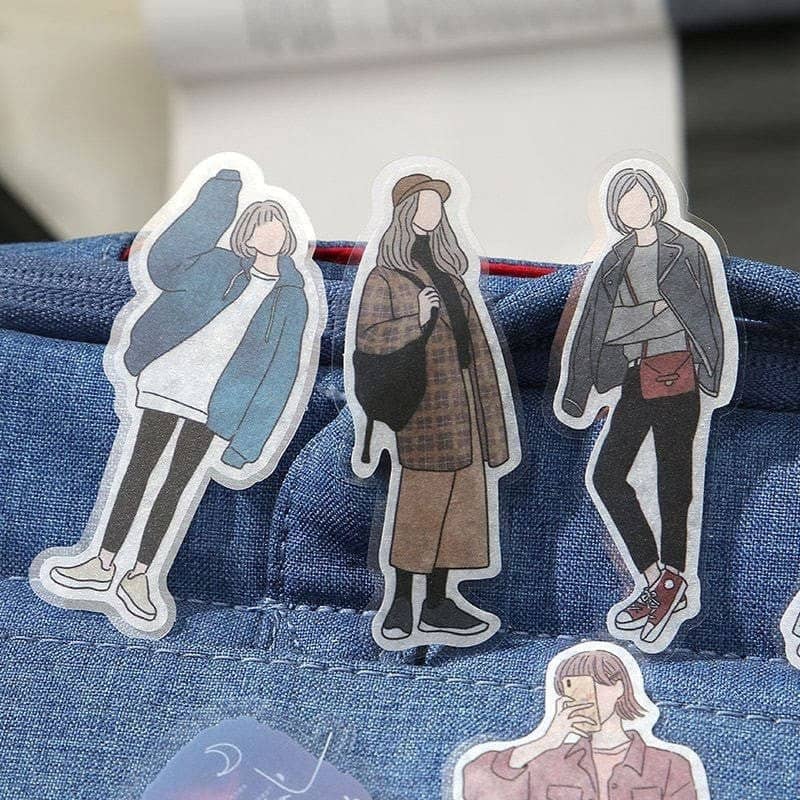 Flake stickers Coordinate Concept - Boyish - 3 - BGM - Tidformera
