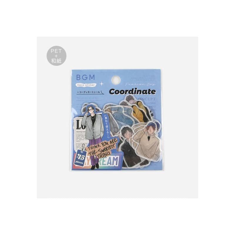 Flake stickers Coordinate Concept - Men - 2 - BGM - Tidformera