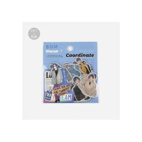 Flake stickers Coordinate Concept - Men - 2 - BGM - Tidformera