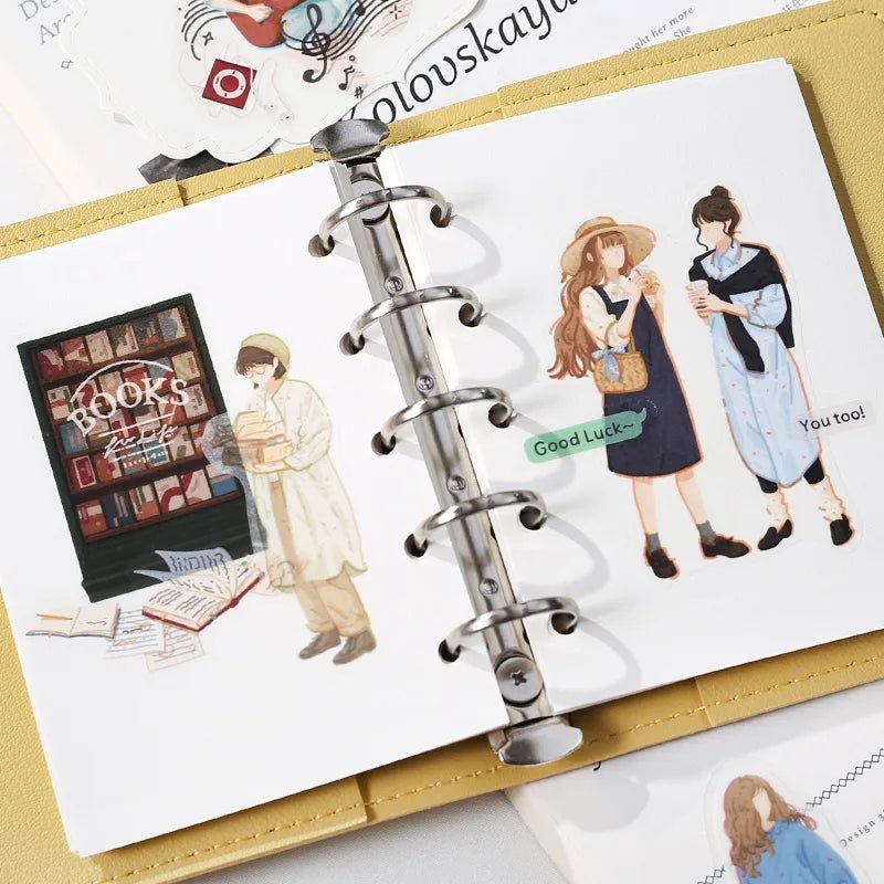 Flake stickers Coordinate - Otome Zukan - Bungei Shoujo - 4 - BGM - Tidformera