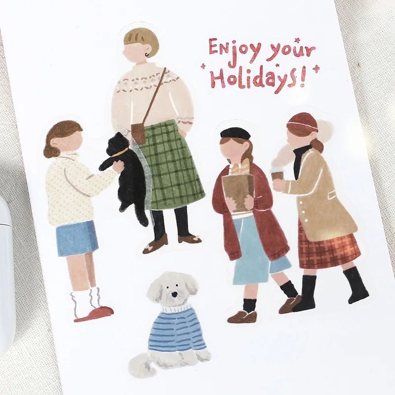 Flake stickers Coordinate - Otome Zukan - Holiday Girl - 4 - BGM - Tidformera