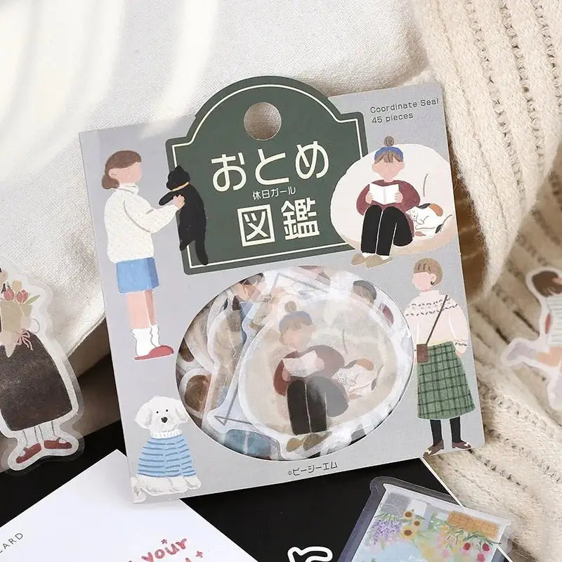 Flake stickers Coordinate - Otome Zukan - Holiday Girl - 5 - BGM - Tidformera