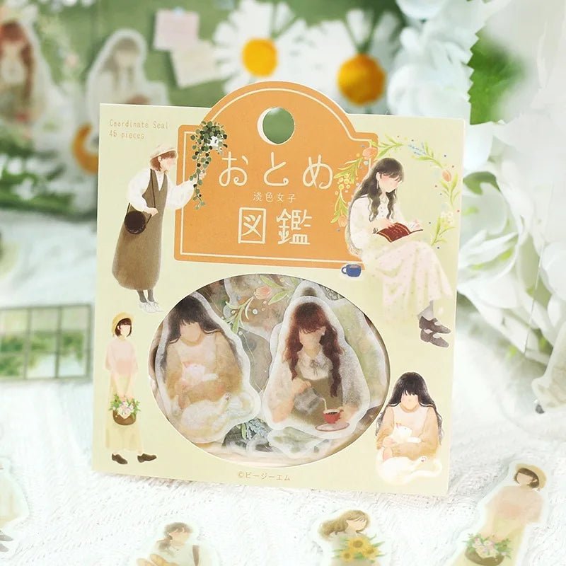 Flake stickers Coordinate - Otome Zukan - Light - colored girls - 6 - BGM - Tidformera