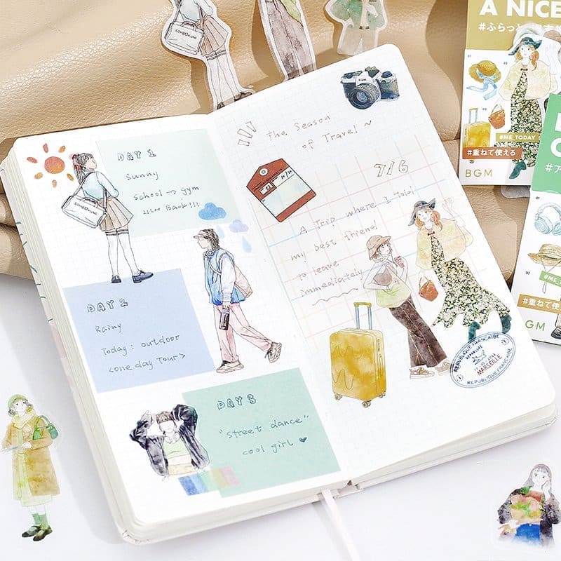 Flake stickers Coordinate - Today's Me - Snapshot - 5 - BGM - Tidformera