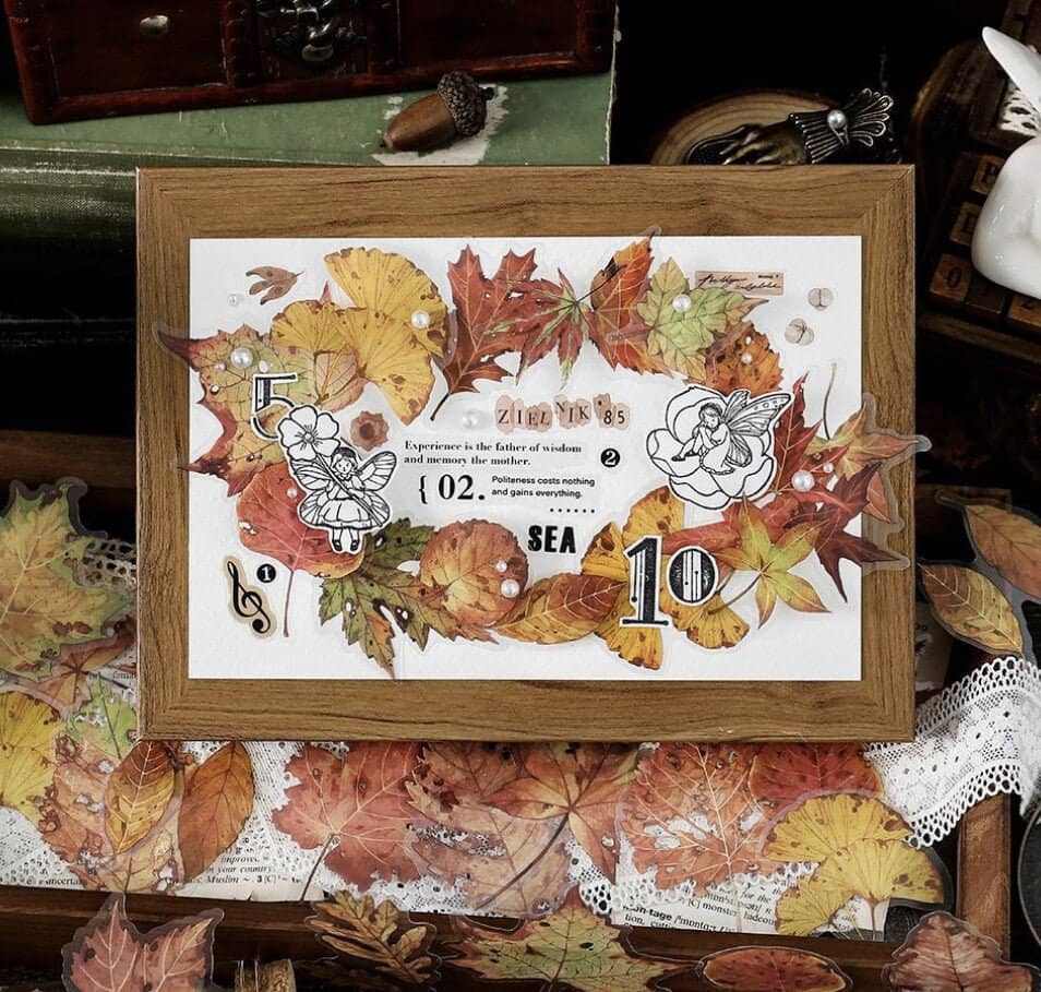 Flake stickers Forest fun - Deep Valley Leaves - 2 - Other - Tidformera