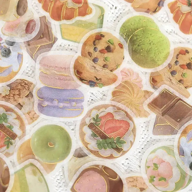 Flake stickers - Ippai - A lot of sweets - 4 - BGM - Tidformera