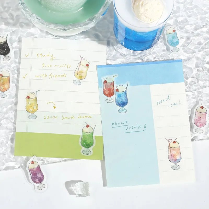 Flake stickers - Ippai - Cream Soda is full of cream soda! - 4 - BGM - Tidformera