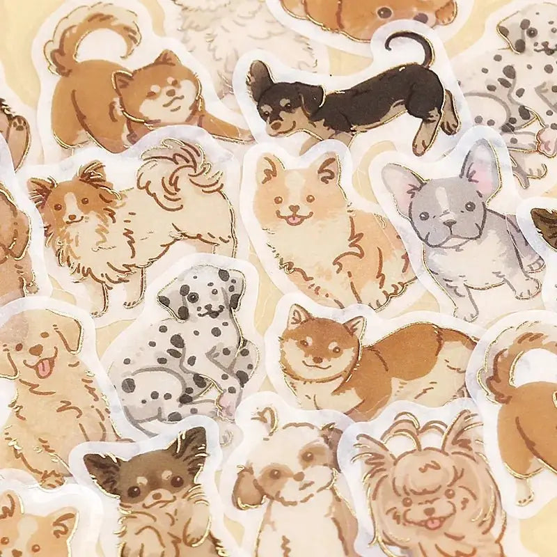 Flake stickers - Ippai - Full of dogs - 3 - BGM - Tidformera