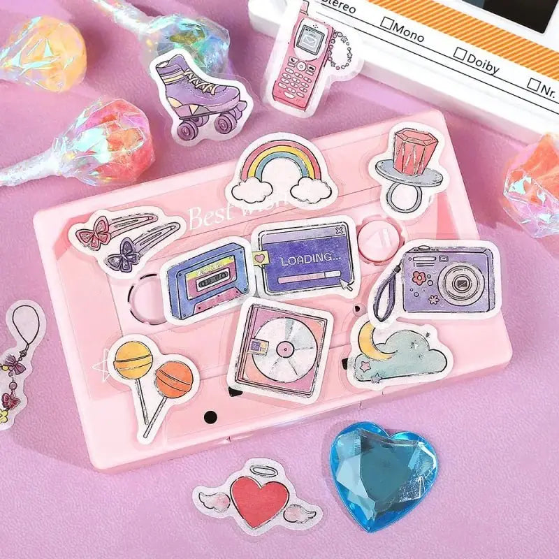 Flake stickers - Ippai - Retro is full of them - 3 - BGM - Tidformera