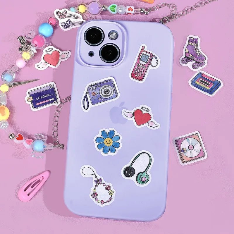 Flake stickers - Ippai - Retro is full of them - 4 - BGM - Tidformera
