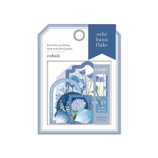 Flake stickers Oshi bana - Cobalt - 1 - Mind Wave - Tidformera