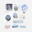 Flake stickers Photo - Blue - 1 - BGM - Tidformera