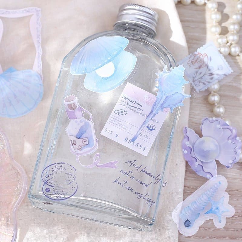 Flake stickers The Museum - Blue Shell - 3 - BGM - Tidformera