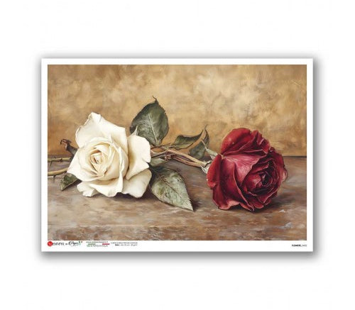 Rice Paper Decoupage - A5 - Flowers 0455