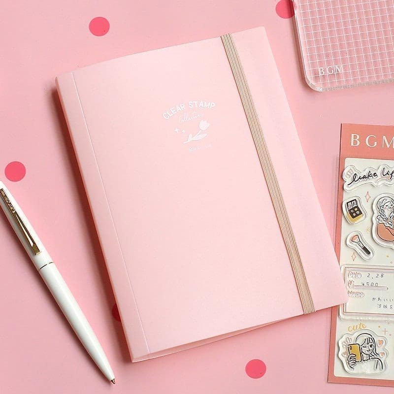 Förvaringsmapp BGM Clear stamps - Flower - 3 - BGM - Tidformera