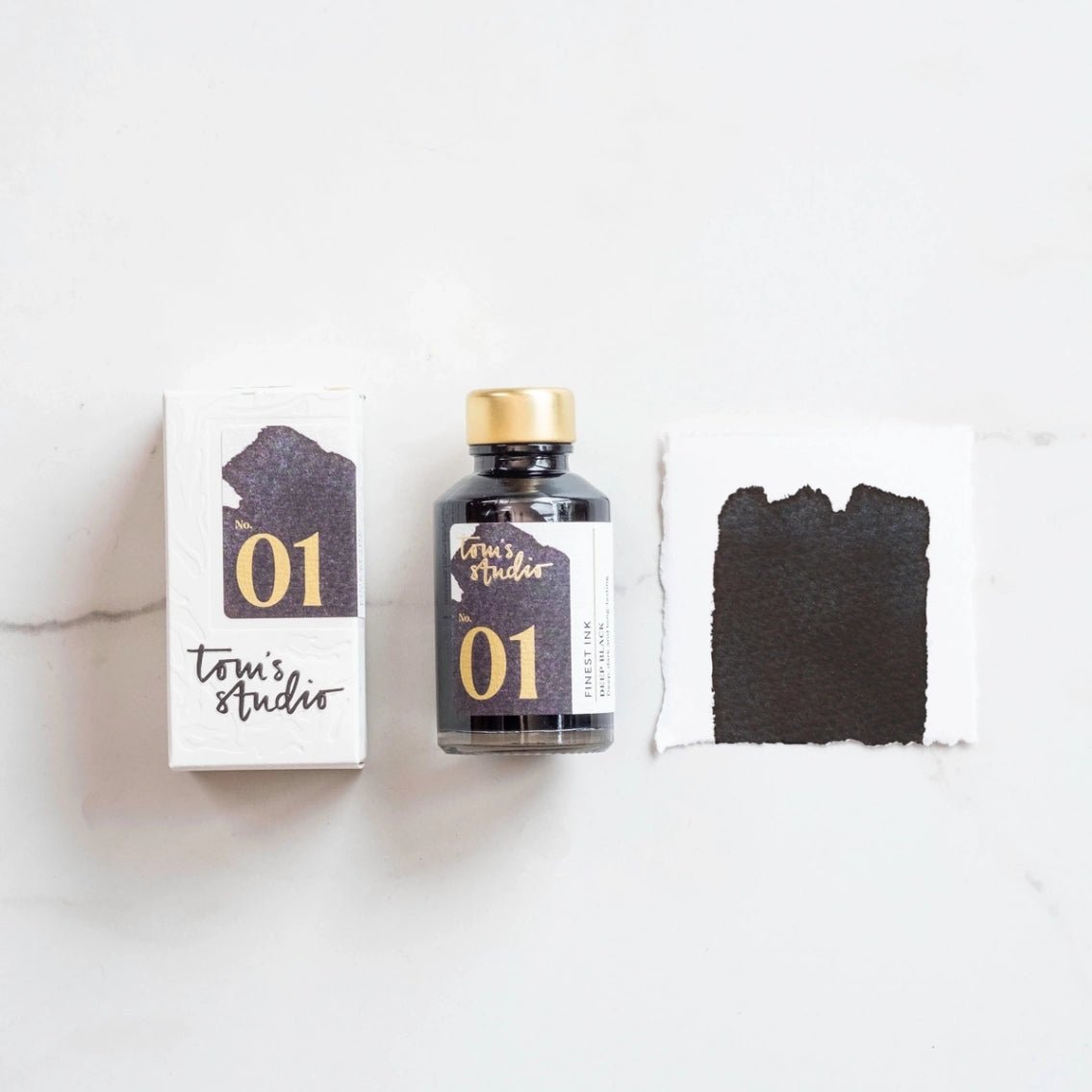 Fountain Pen Ink - Deep Black 50 ml - 1 - Tom's Studio - Tidformera
