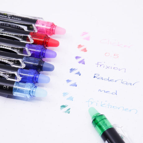 FriXion point Clicker - Blue Black - 2 - Pilot - Tidformera