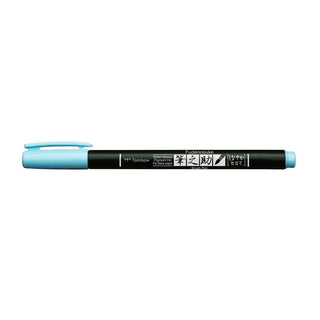 Fudenosuke Brush pen Pastel Soft - Light blue - 1 - Tombow - Tidformera