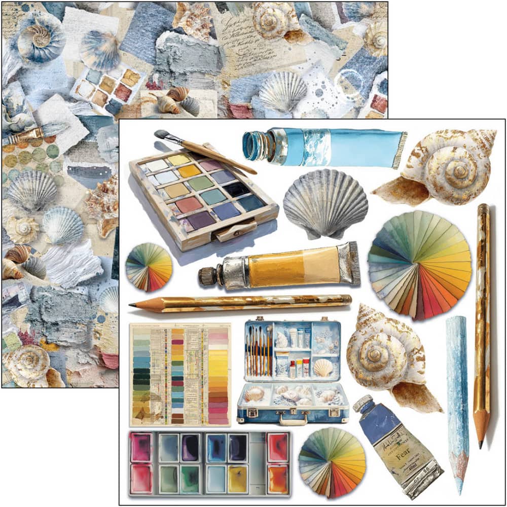 Fussy Cut Pad 24 - pack - An artist journey - 2 - Ciao Bella - Tidformera