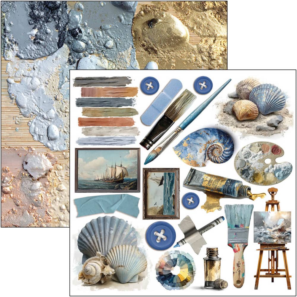 Fussy Cut Pad 24 - pack - An artist journey - 6 - Ciao Bella - Tidformera