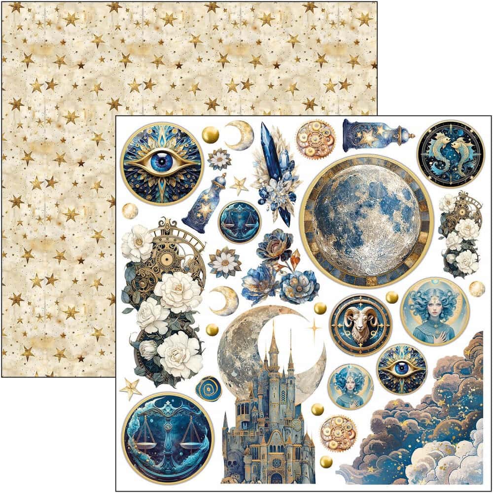 Fussy Cut Pad 24 - pack - Celestial - 4 - Ciao Bella - Tidformera