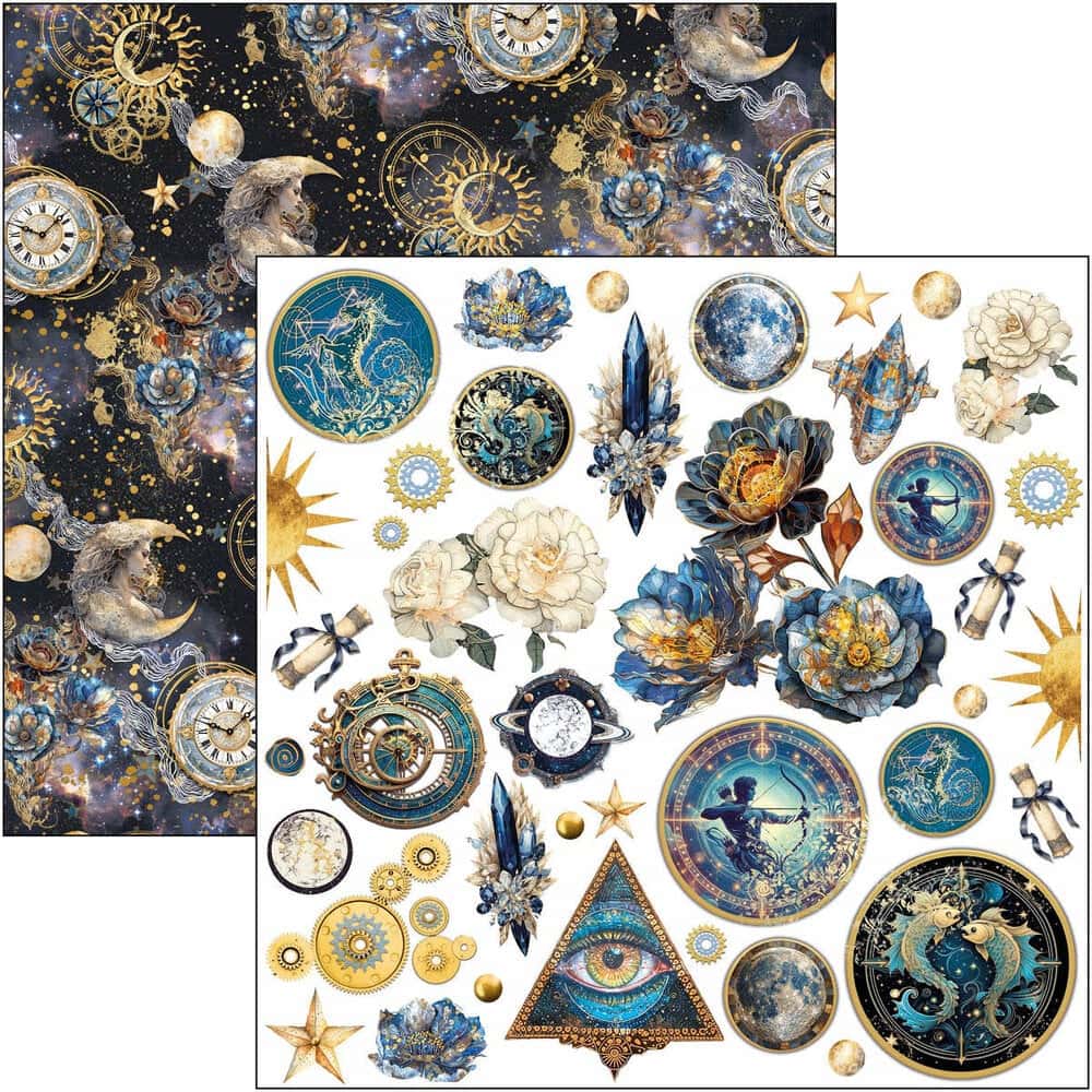 Fussy Cut Pad 24 - pack - Celestial - 6 - Ciao Bella - Tidformera