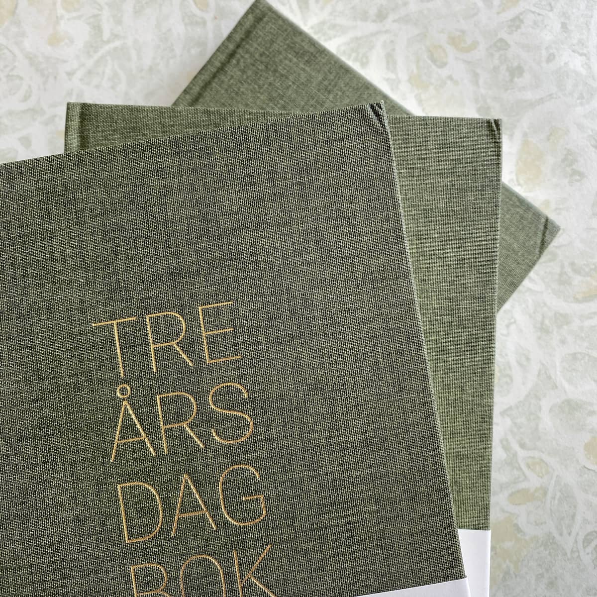 Fyndhörna - Dagböcker Paperstyle - Khaki Green 3 - år - 3 - Tidformera - Tidformera
