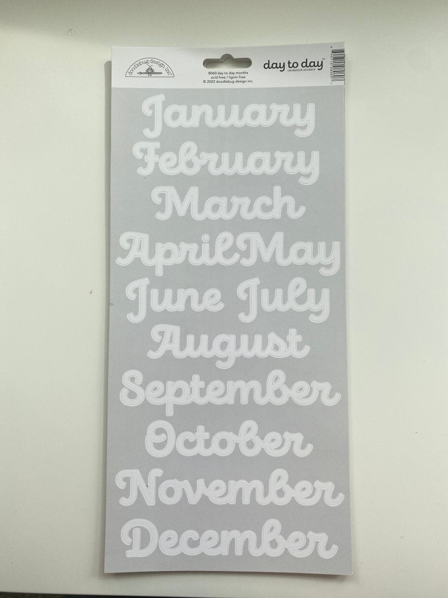 Fyndhörna - Day to Day Cardstock stickers - 1 - Tidformera - Tidformera