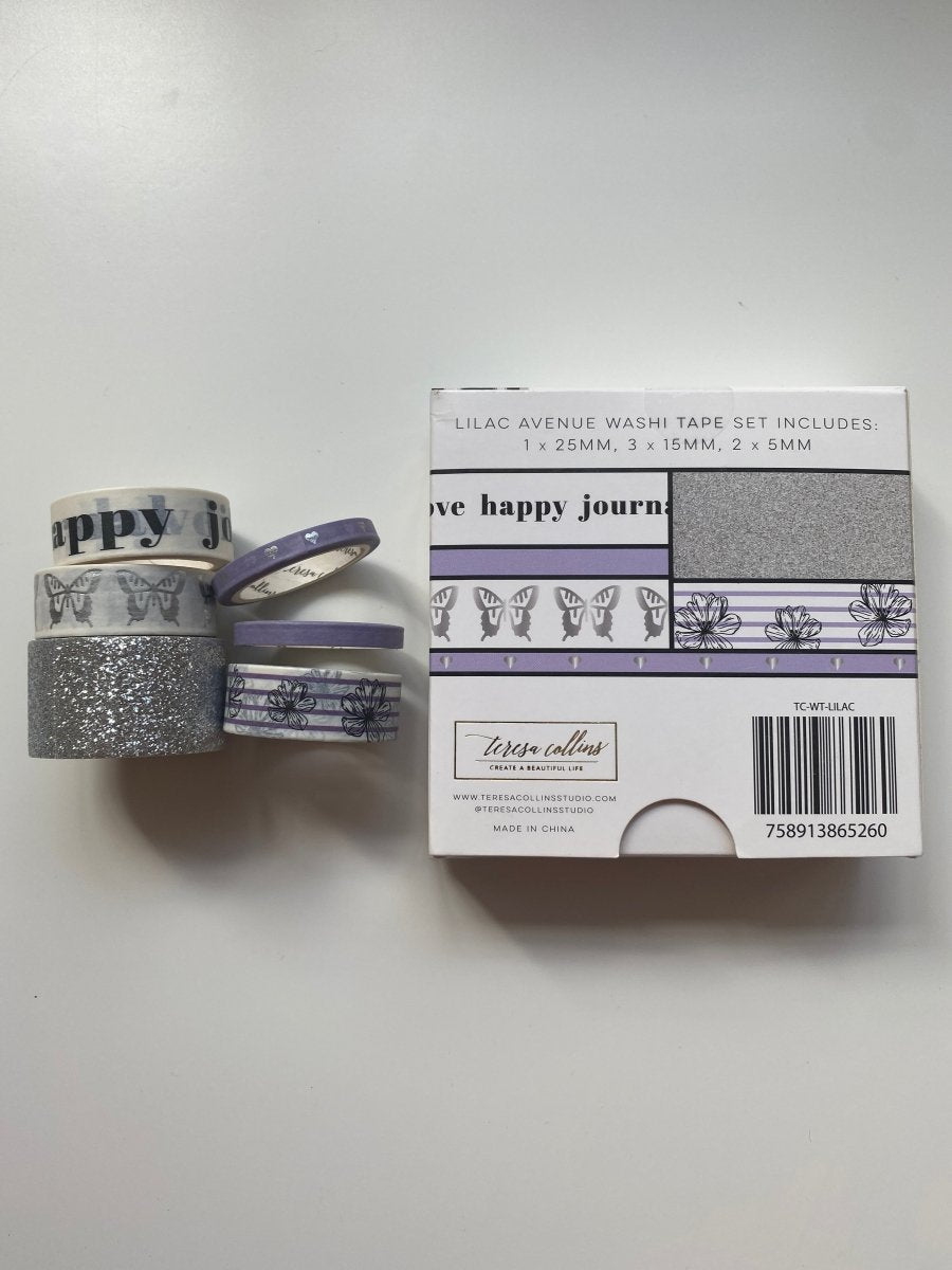Fyndhörna - Teresa Collins washi tape 6 - pack - 2 - Tidformera - Tidformera