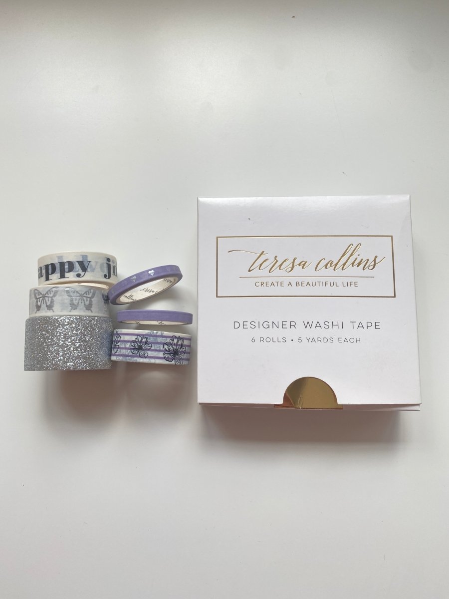 Fyndhörna - Teresa Collins washi tape 6 - pack - 1 - Tidformera - Tidformera