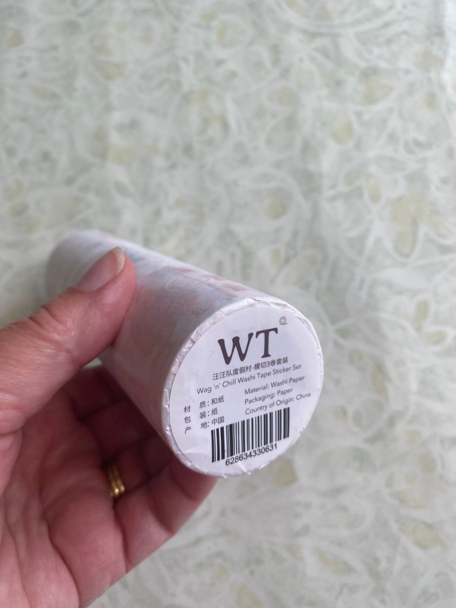 Fyndhörna - Wag'n'Chill Washi tape sticker set - 3 - Tidformera - Tidformera