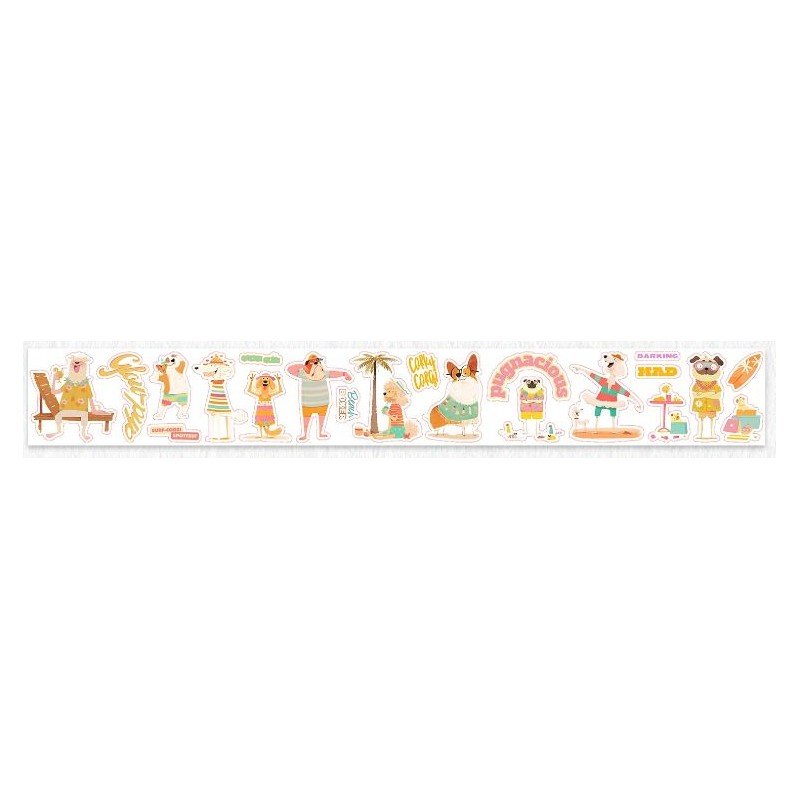 Fyndhörna - Wag'n'Chill Washi tape sticker set - 2 - Tidformera - Tidformera