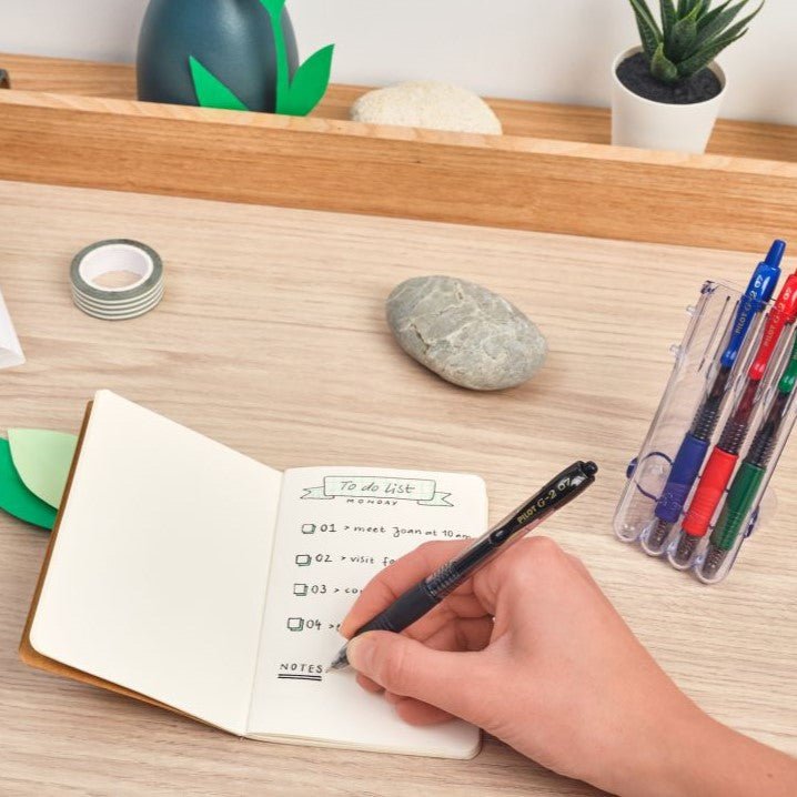 G - 2 Gelkulpenna Medium 07 - Blue - 5 - Pilot - Tidformera