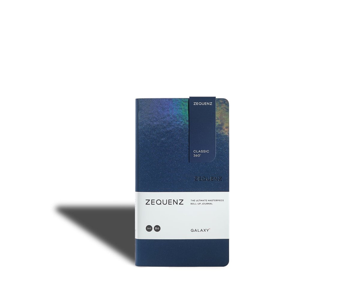 Galaxy - Rutad anteckningsbok - B6 Slim - Space Blue - 1 - Zequenz - Tidformera