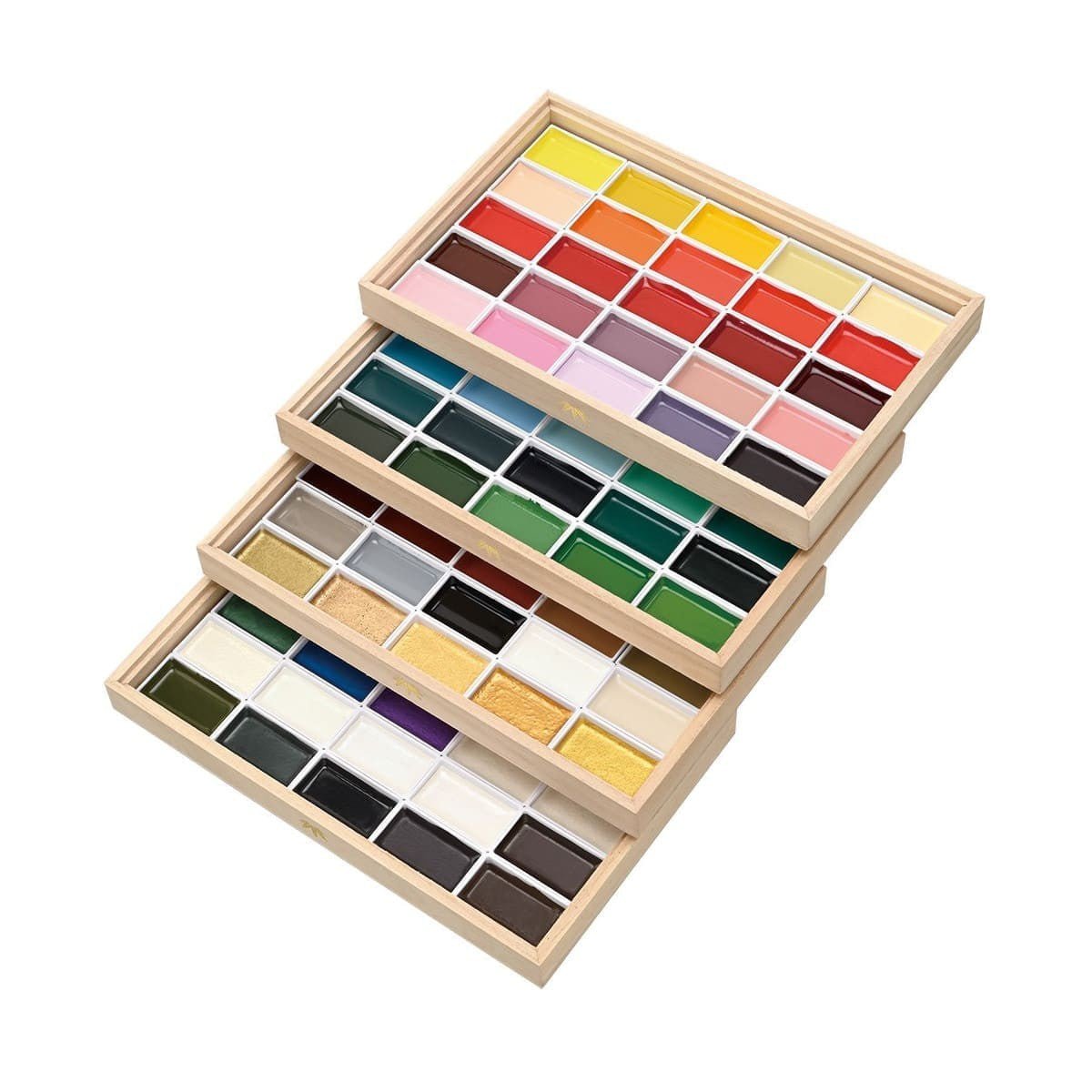 GANSAI TAMBI Akvarellfärg 100 färger - ZIG Kuretake - Tidformera