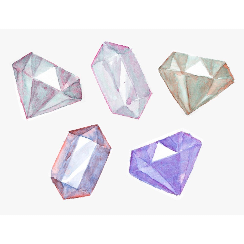 GANSAI TAMBI Akvarellfärg 6 - pack - Granulating colors - 3 - ZIG Kuretake - Tidformera