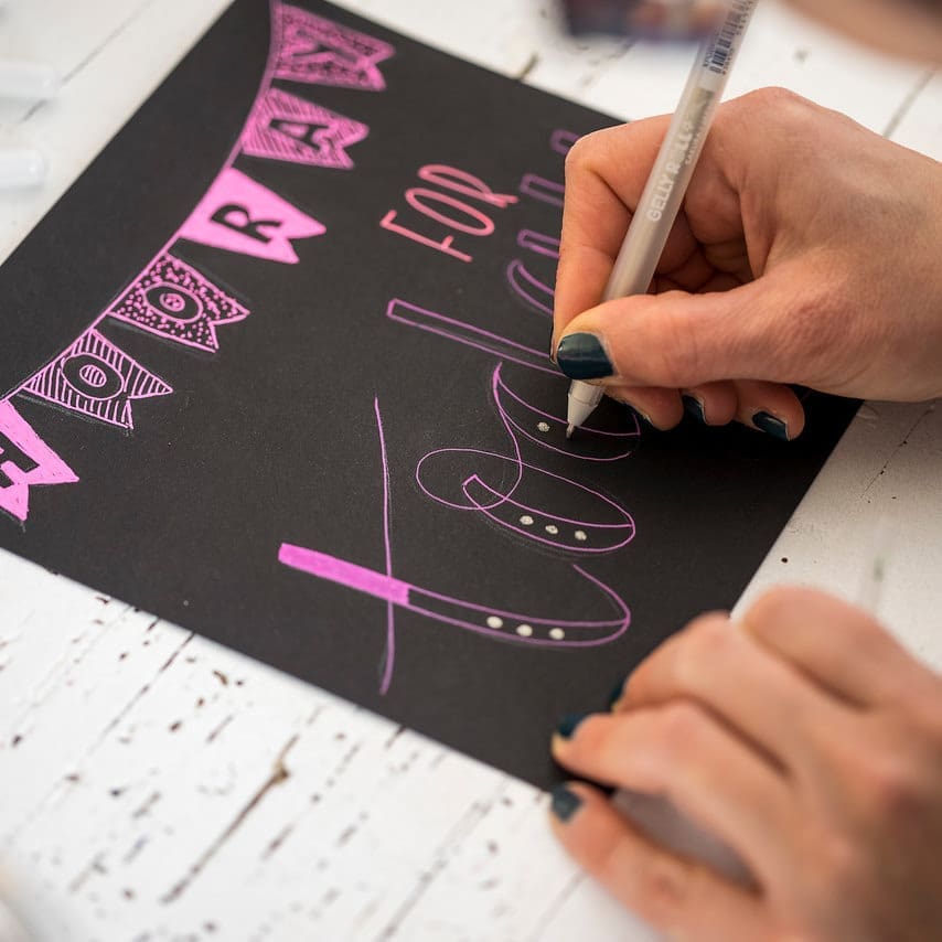 Gelly roll Gelpenna 3 - pack - Botanical - 3 - Sakura - Tidformera