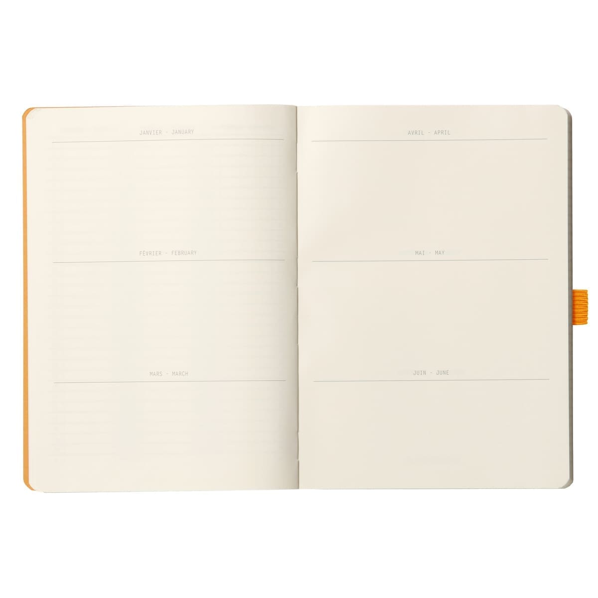 GoalBook Dotted notebook A5 - Lilac - Rhodia - Tidformera