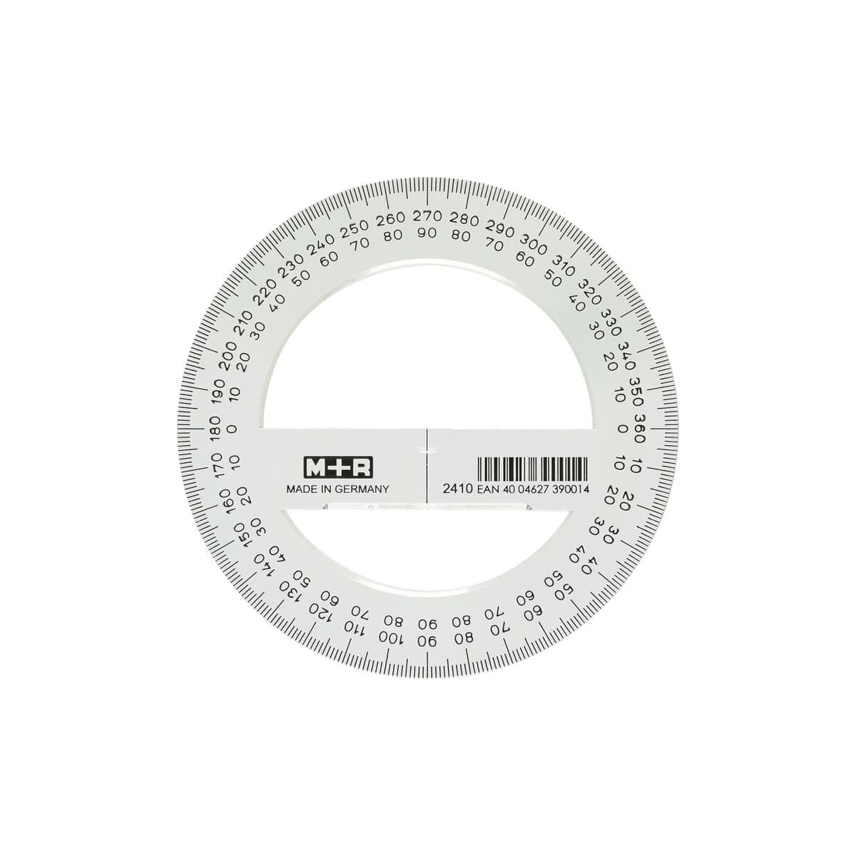 Gradskiva 360 grader 10 cm från M+R. Rund gradskiva i plast. Har gradering till 360 grader. - Tidformera