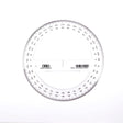 Gradskiva 360 grader 15 cm från M+R. Rund gradskiva i plast med gradering till 360 grader. - Tidformera