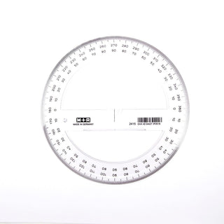 Gradskiva 360 grader 15 cm från M+R. Rund gradskiva i plast med gradering till 360 grader. - Tidformera