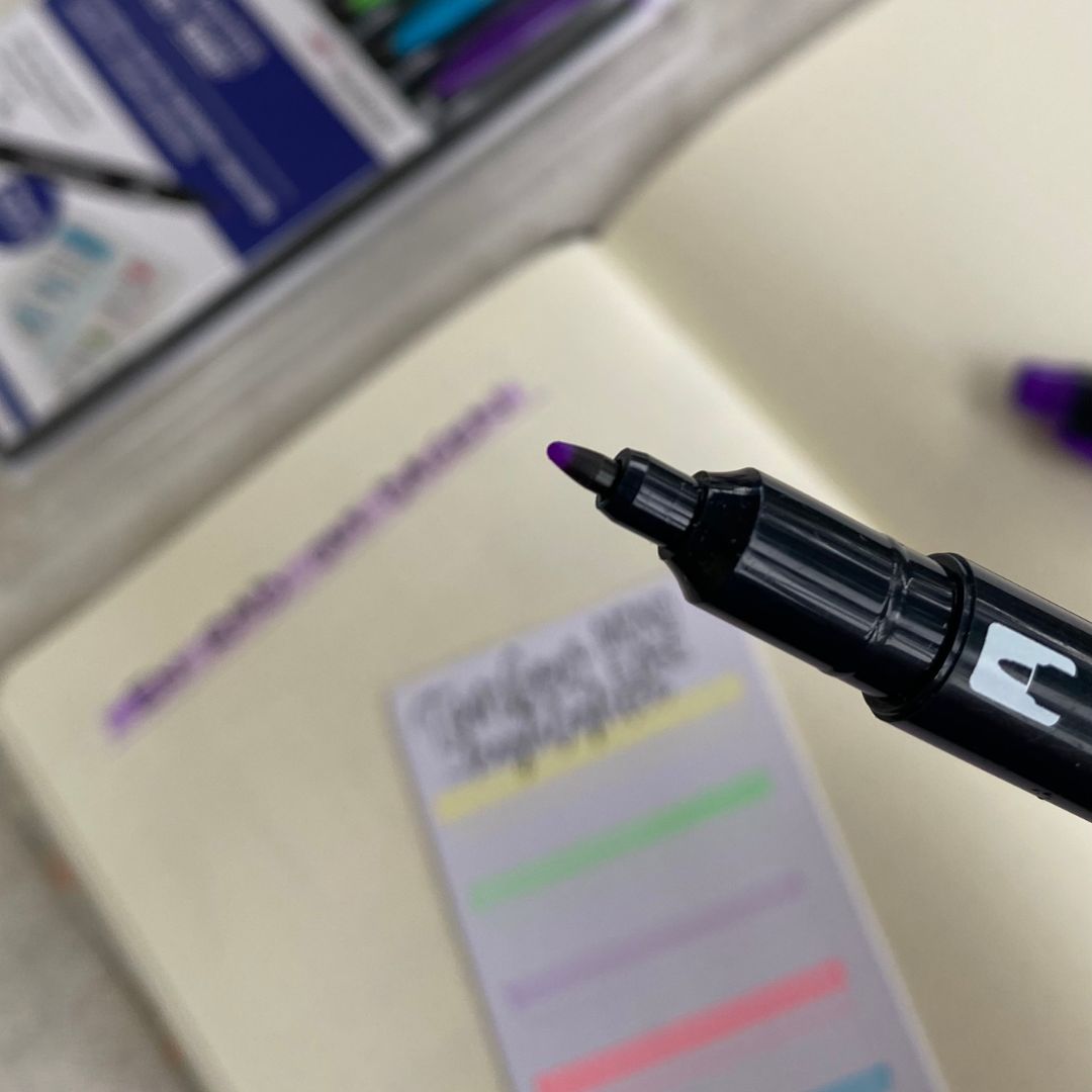 Highlighter Mono Edge Överstrykningspennor 6 - pack - 5 - Tombow - Tidformera