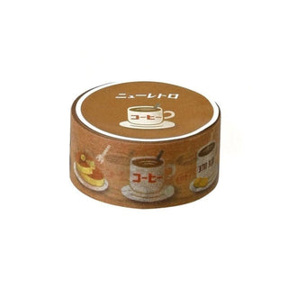 Hightide Washi Tape Retro - Retro Coffee - 1 - Hightide - Tidformera