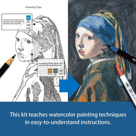 Historic Art Collection Johannes Vermeer - 2 - ZIG Kuretake - Tidformera